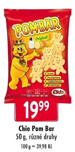 Qanto Chio Pom Bar nabídka