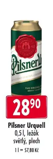 Qanto Pilsner Urquell nabídka