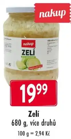 Qanto nakup zelí nabídka
