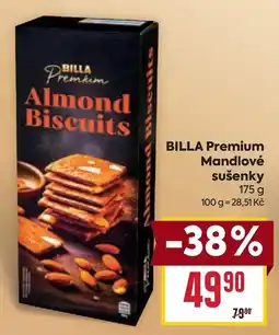 Billa Billa premium mandlové sušenky nabídka