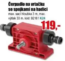 EVA Čerpadlo na vrtačku se spojkami na hadici nabídka