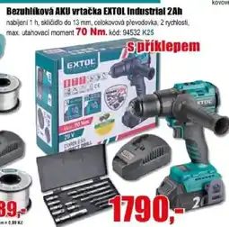 EVA Extol akumulátorová vrtačka industrial 2ah nabídka