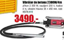 EVA Vibrátor do betonu 2300W/4m nabídka