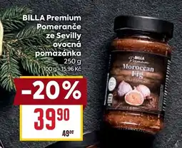Billa Billa premium pomeranče ze sevilly ovocná pomazánka nabídka