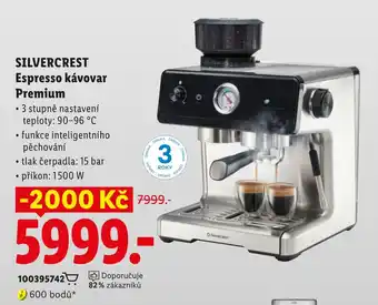 Silvercrest Espresso kávovar Premium