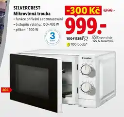 Lidl Silvercrest mikrovlnná trouba nabídka