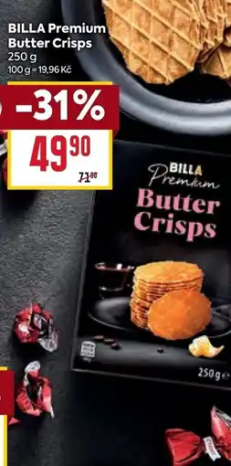 Billa Billa premium butter crisps nabídka
