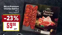 Billa Billa premium chorizo ibérico nabídka