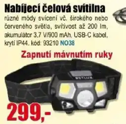 EVA BETLUX nabíjecí čelová svítilna nabídka