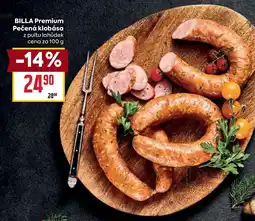 Billa Billa premium pečená klobása nabídka