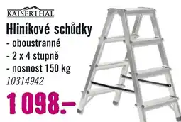 Hornbach Kaisertthal hliníkové schůdky nabídka