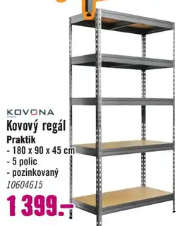 Hornbach Kovona kovový regál praktik nabídka
