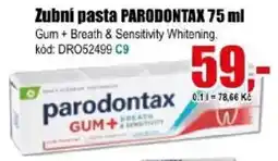 EVA parodontax gum + breath & sensitivity whitening nabídka
