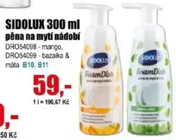 EVA Sidolux pěna na mytí nádobí nabídka