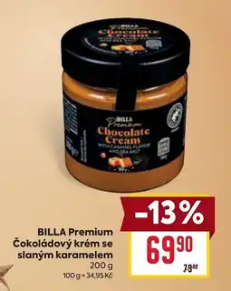 Billa Billa premium čokoládový krém se slaným karamellem nabídka
