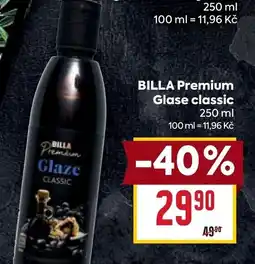 Billa Billa premium glaze classic nabídka
