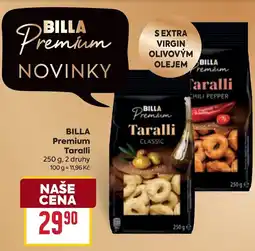 Billa Billa premium taralli nabídka