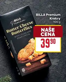 Billa Billa premium krekry nabídka