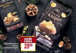 Billa Billa premium chipsy s příchutí lanýže nabídka