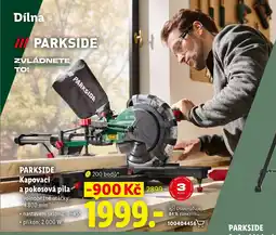 Lidl Parkside kapovací a pokosová pila nabídka