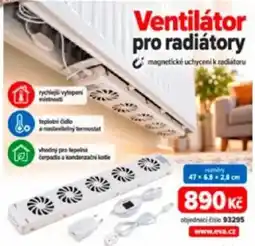 EVA Ventilátor pro radiátory nabídka