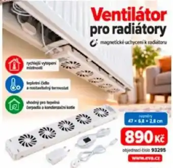 Ventilátor pro radiátory