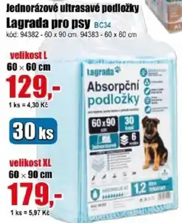 EVA Lagradapro psy Absorpční podložky nabídka