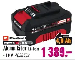 Hornbach Einhell Akumulátor Li-ion nabídka