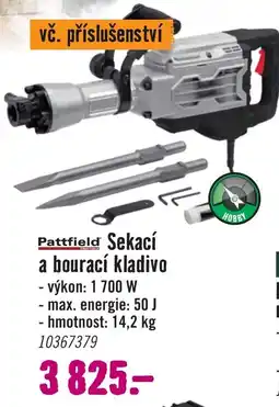 Hornbach Pattfield Sekací a bourací kladivo nabídka