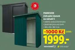 Lidl Parkside Zahradní domek na nářadí S nabídka