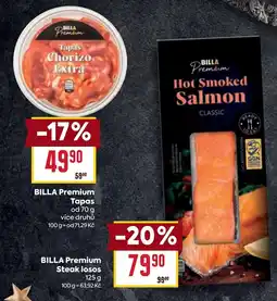 Billa Billa premium tapas nabídka