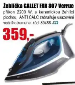 EVA Gallet žehlička FAR 807 Verrue nabídka