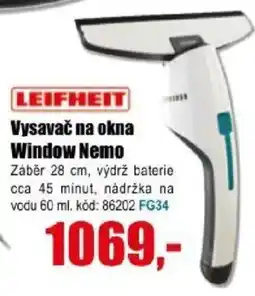 EVA Leifheit vysavač na okna window nemo nabídka