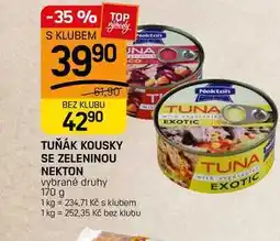 Flop TUŇÁK KOUSKY SE ZELENINOU NEKTON vybrané druhy nabídka