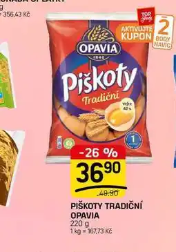 Flop PIŠKOTY TRADIČNÍ OPAVIA nabídka