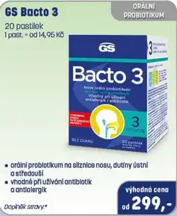PharmaPoint Gs Bacto 3 nabídka