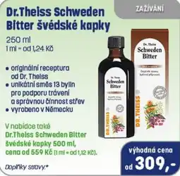 PharmaPoint Dr.Theiss Sweden Bitter švédské kapky nabídka