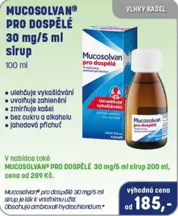 PharmaPoint Mucosolan pro dospělé nabídka