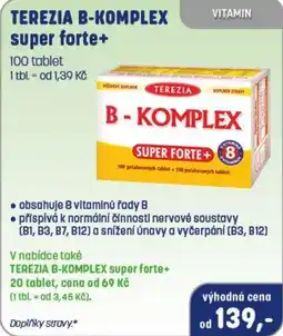 PharmaPoint Terezia b-komplex super forte+ nabídka