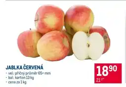 Makro Jablka červená nabídka