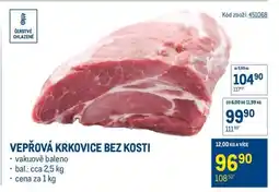 Makro Vepřová krkovice bez kosti nabídka
