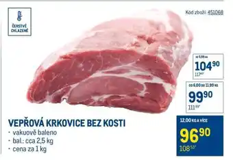 Vepřová krkovice bez kosti