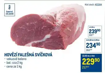 Hovězí falešná svíčková