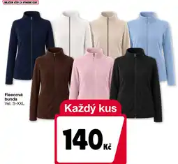 Woolworth Fleecová bunda nabídka