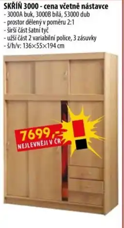 IDEA nábytek Skřín 3000 nabídka