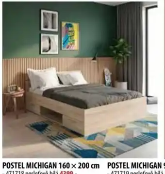 Postel michigan 160 x 200 cm
