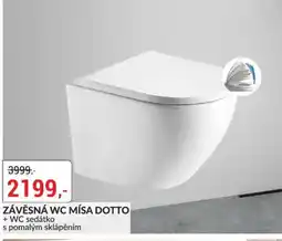 Baumax Dotto závěsná wc mísa nabídka