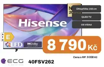 Hisense QLED TV OS Vidaa 40FSV262