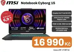 Expert msi notebook cyborg 15 nabídka