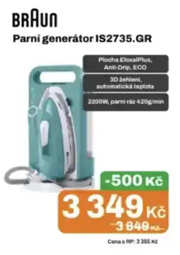 Expert Braun parní generátor IS2735.GR nabídka